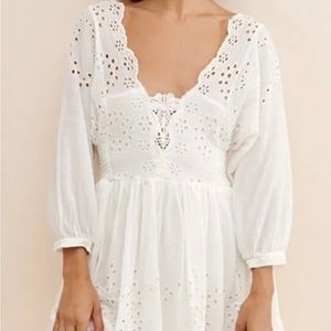 Free People Lottie Eyelet Dress
